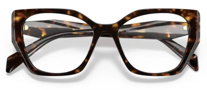 Brand New Prada Eyeglass Frames PR 18WV 2AU Black For Women Size 54mm