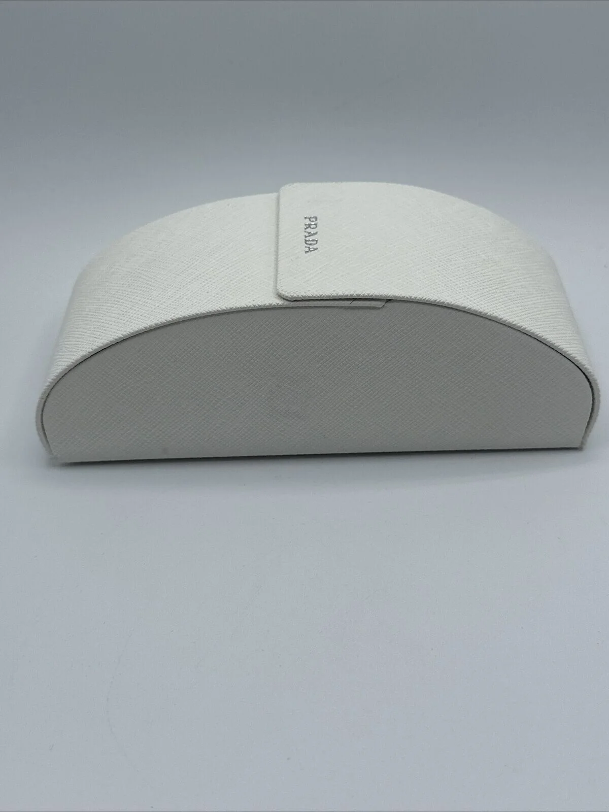 Brand New PRADA Sunglasses/Eyeglasses hard Case white Large 3