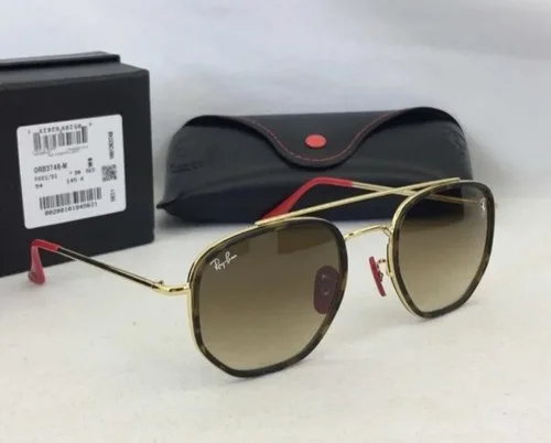 Brand New Ray Ban X Ferrari 3748M F021/51 Gold 100% Authentic MADE IN ITALY