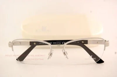 Brand New Swarovski Eyeglass Frames SK 5068 016 Silver/Black for Women AUTHENTIC 2