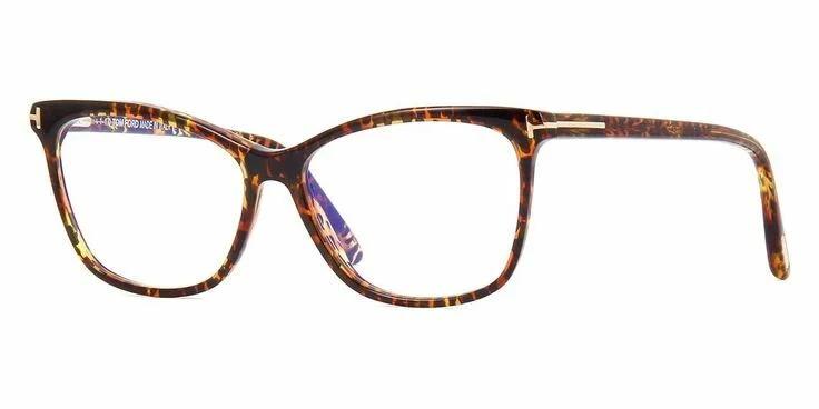 BRAND NEW TOM FORD TF5690-B 056 HAVANA WITH BLACK CLIP ON EYE-SUN GLASSES 56-14 3
