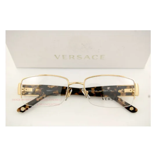 Brand New VERSACE Eyeglass Frames 1175B 1002 GOLD Men 100% Authentic 53 4
