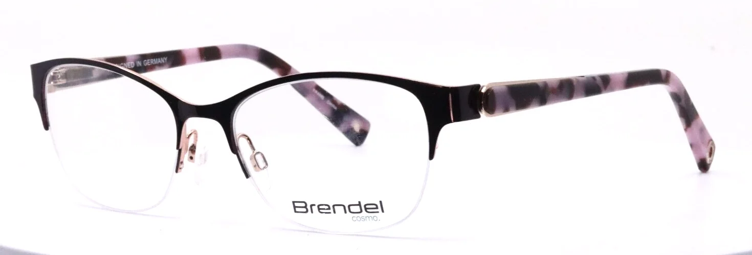 BRENDEL 922052 50 Burgundy Womens Cat Eye Half Rim Eyeglasses 52-17-140 B:39