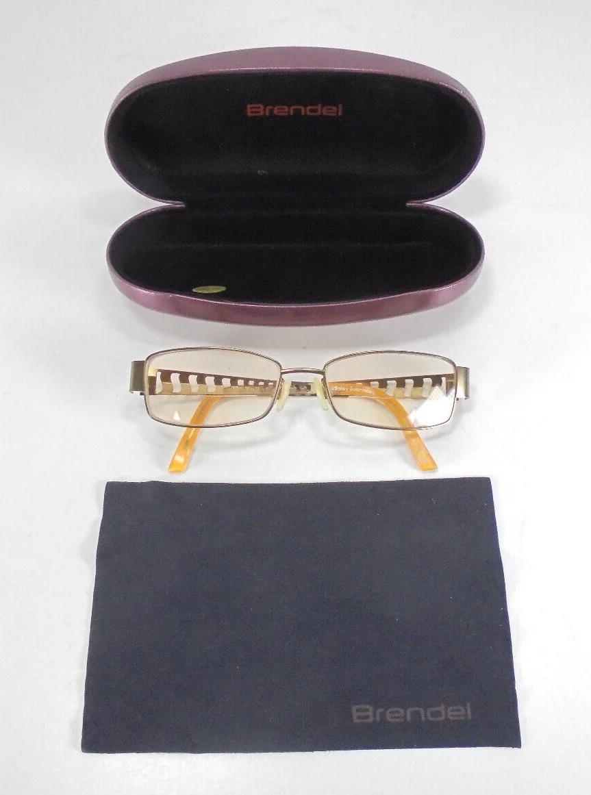 Brendel Daisy Fuentes Eyeglasses Gold Frame 135