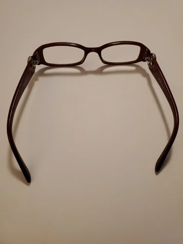 Brighton BOA HEART RED/PURPLE Rectangular Frames Handmade Eyeglasses 49-18 4