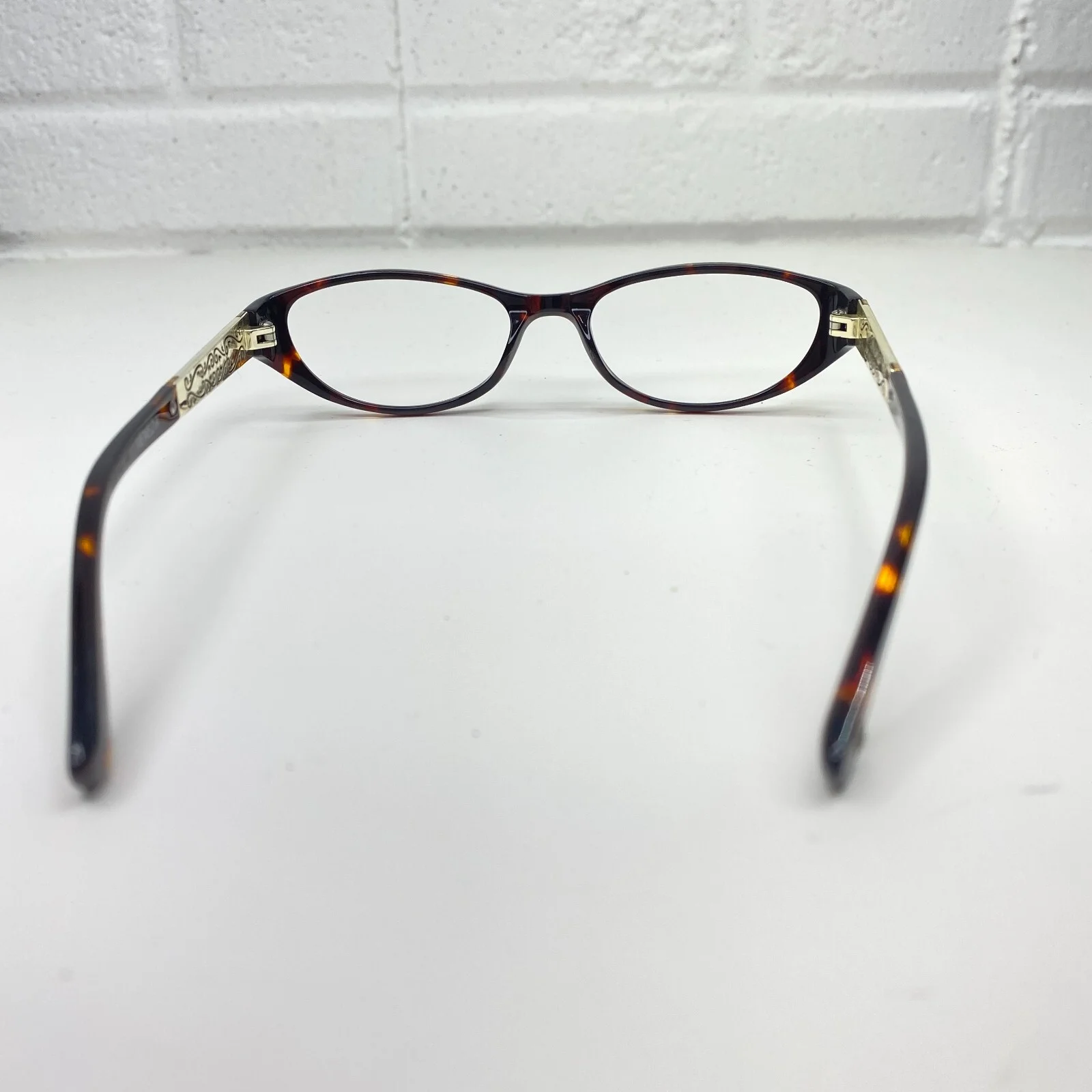 Brighton Eyeglasses Frames Brown Womens Oval 50-16 Venezia 19866 3