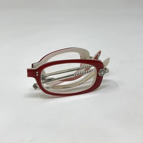 Brighton Handmade Canterbury Red 48 [] 18 135 Foldable Eyeglass Frames Glasses
