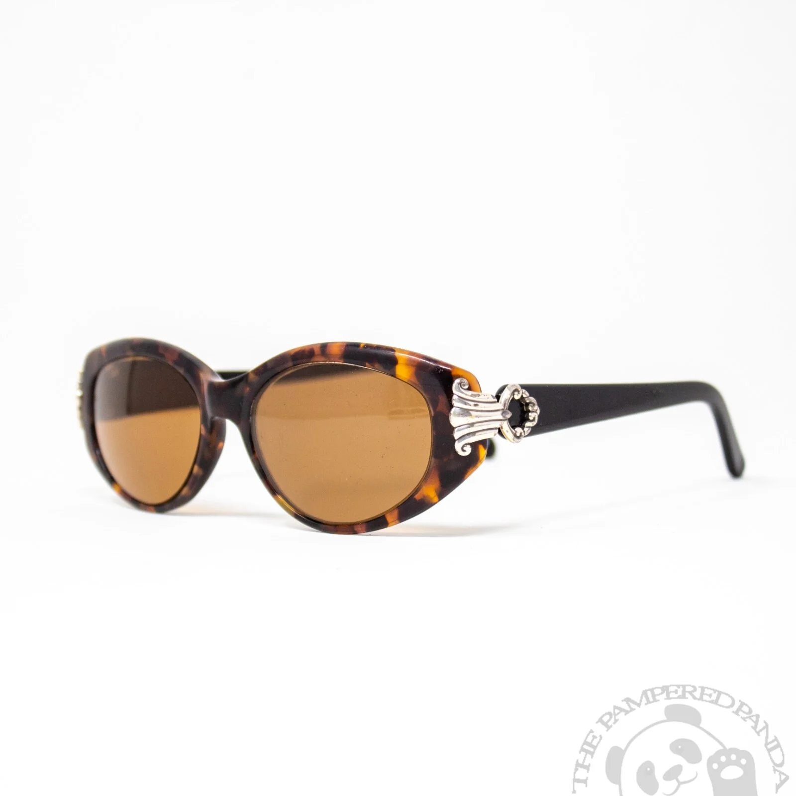 Brighton Oval Sunset Blvd Full Rim Sunglasses Eyeglasses Tortoise Brown Perscrip