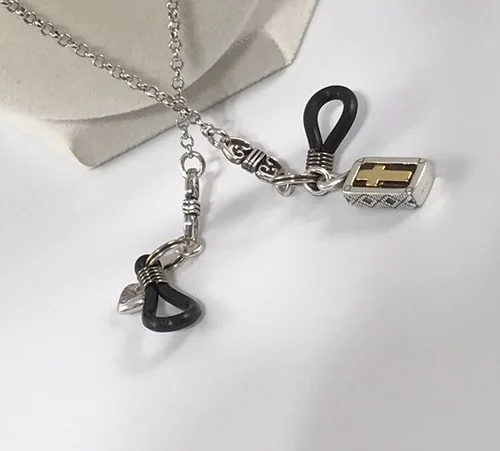 Brighton Silver Eyeglass Chain 2