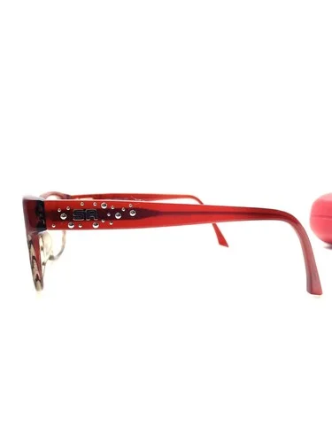 Brille SONIA RYKIEL 7233 Col03 Red studded eyeglasses frames 2