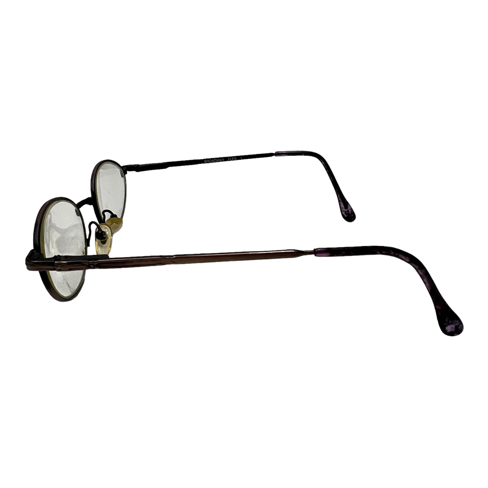 Broadway James Matt Black Eyeglasses Frame 48-19-140 Plastic Adult H3346 2