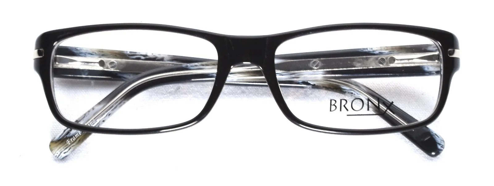 BRONX G Black Eyeglass/Glasses Frames 53-16-130 >NEW<