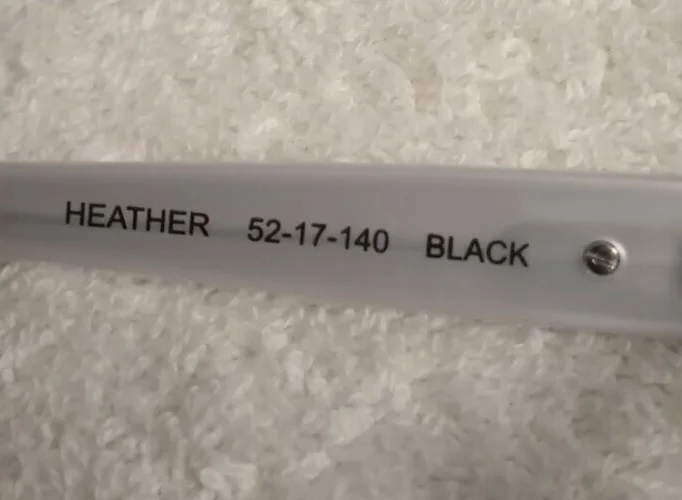 BROOKLYN HEATHER BLACK/PEARL 52-17-140 NEW WITH TAGS OPTICAL FRAME #560 4