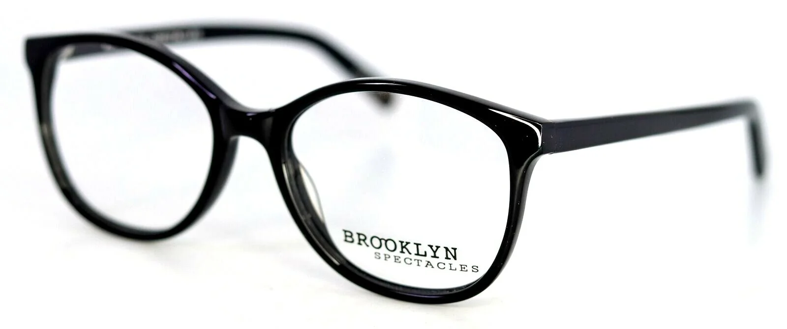 BROOKLYN SPECTACLES BEDFORD C1 Black Round Eyeglasses Frames 51-17-140 PB1