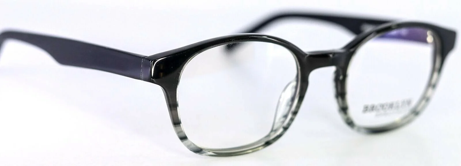 BROOKLYN SPECTACLES GRAHAM Black Gray Gradient Mens Eyeglasses 49-21-145 PB1 3
