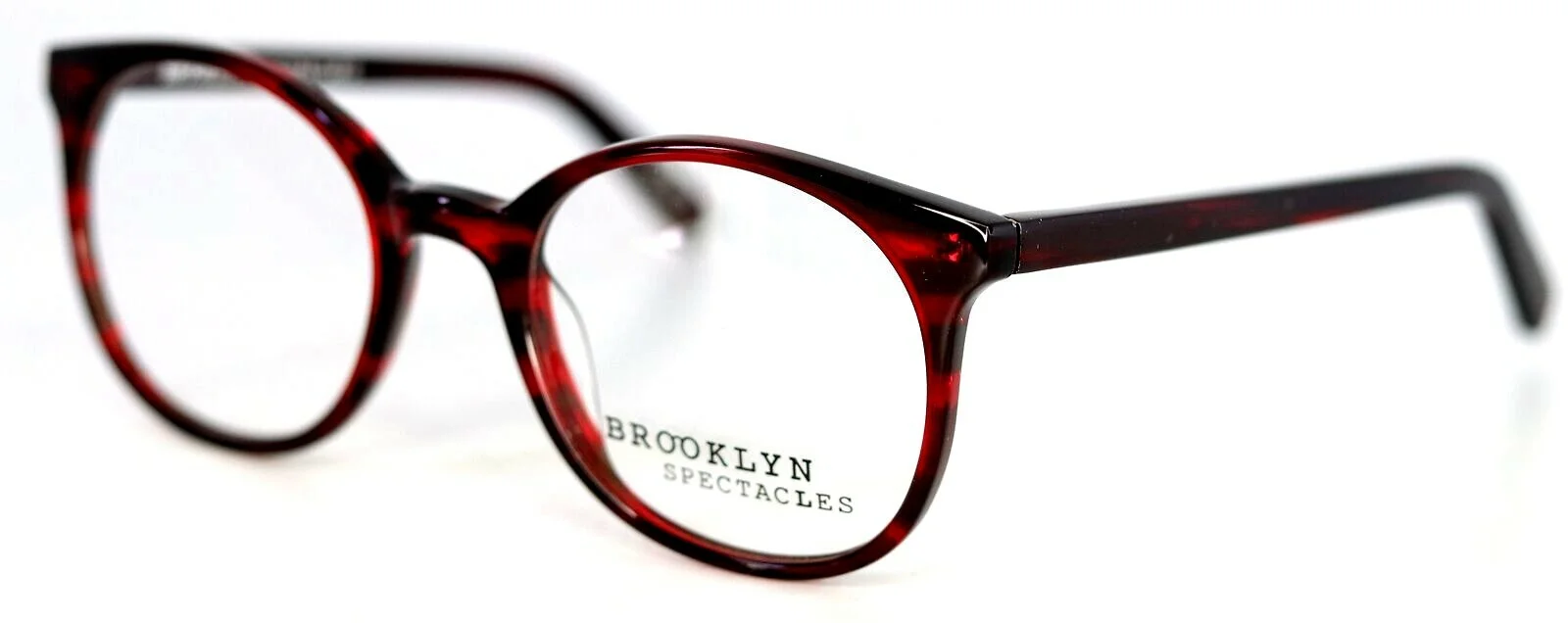 BROOKLYN SPECTACLES MARION C82 Garnet Round Eyeglasses Frames 49-20-140 PB1