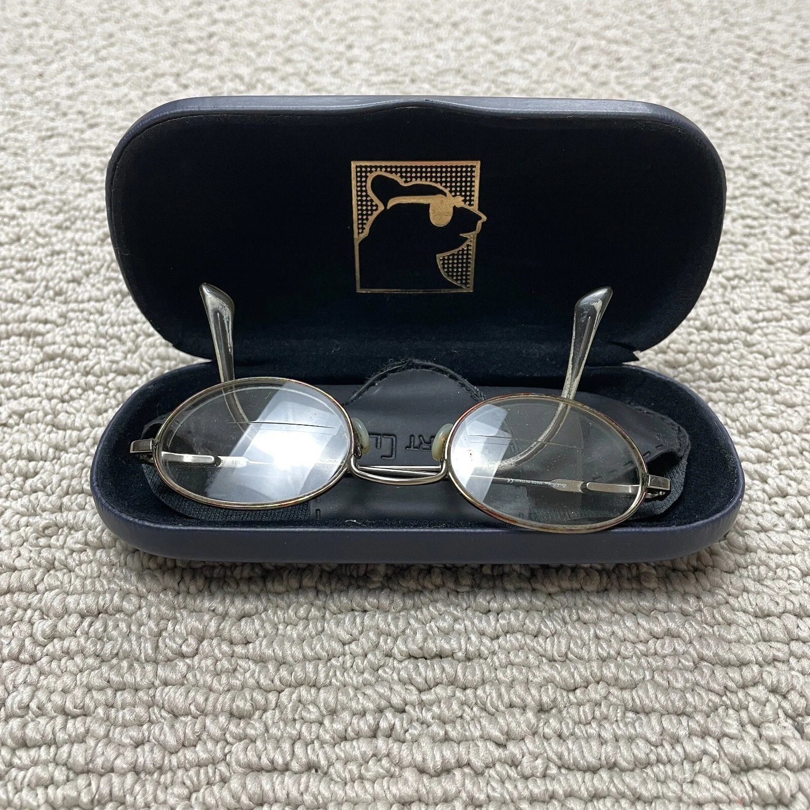 Brooks Brothers B.B. 191 Eyeglasses **FRAME ONLY** Gunmetal Italy 49-20-140 Used
