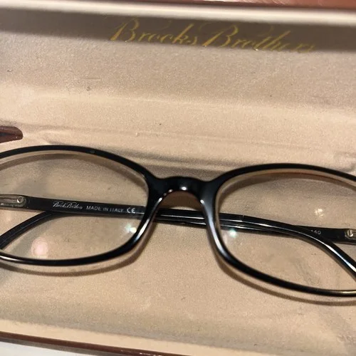 Brooks Brothers BB 592 6065 Mens Rectangular Eyeglass Frames Black 51▯16-140 2