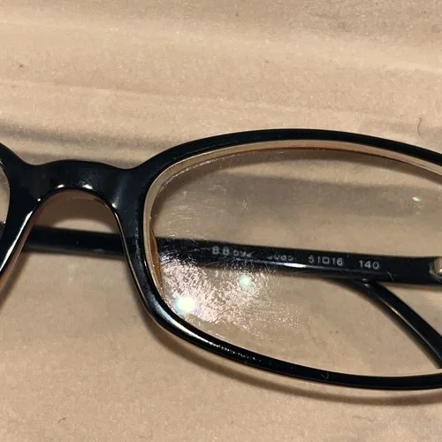 Brooks Brothers BB 592 6065 Mens Rectangular Eyeglass Frames Black 51▯16-140 3