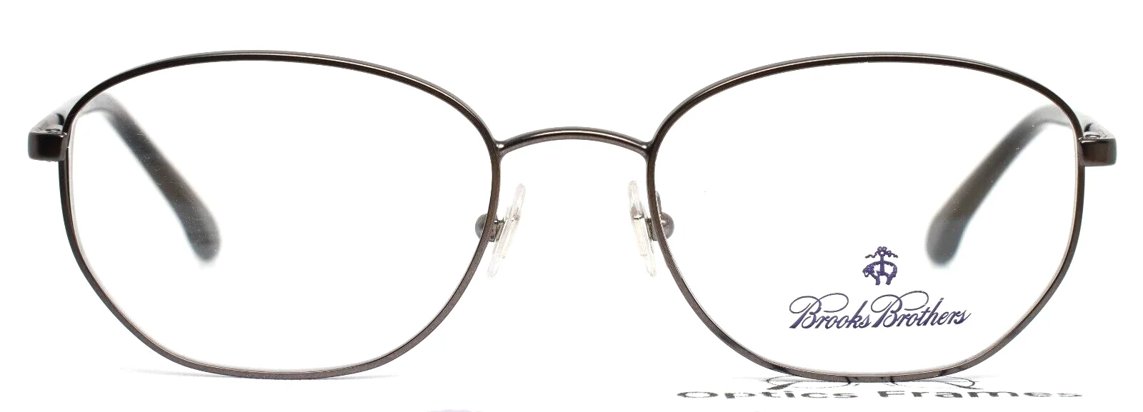 BROOKS BROTHERS BB1038 1221 Dark Gunmetal Mens Oval Eyeglasses 54-19-140 B:41 2