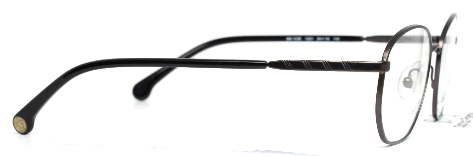 BROOKS BROTHERS BB1038 1221 Dark Gunmetal Mens Oval Eyeglasses 54-19-140 B:41 4
