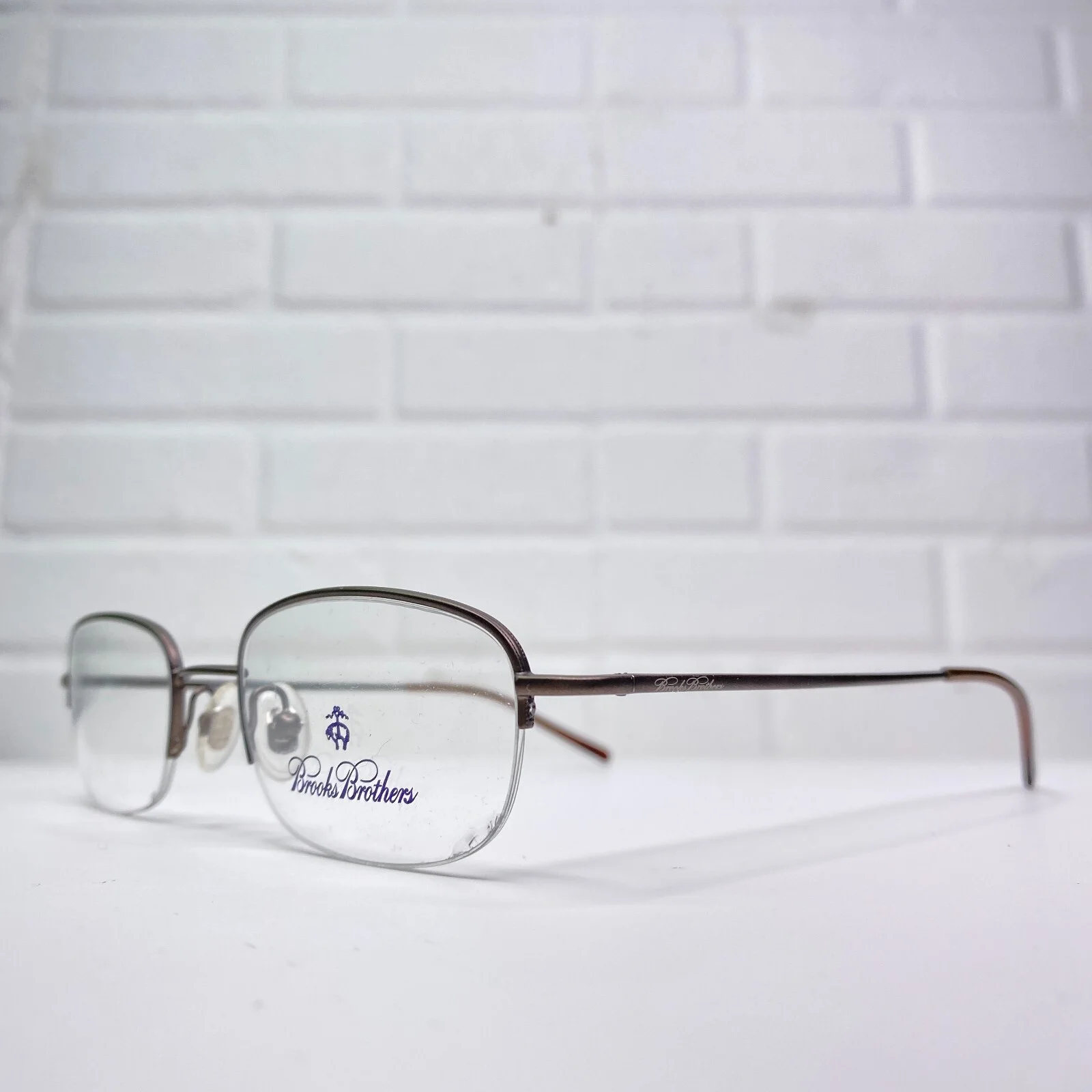 Brooks Brothers Eye Glasses Frames Brown BB 403 49-20-135 21744 2