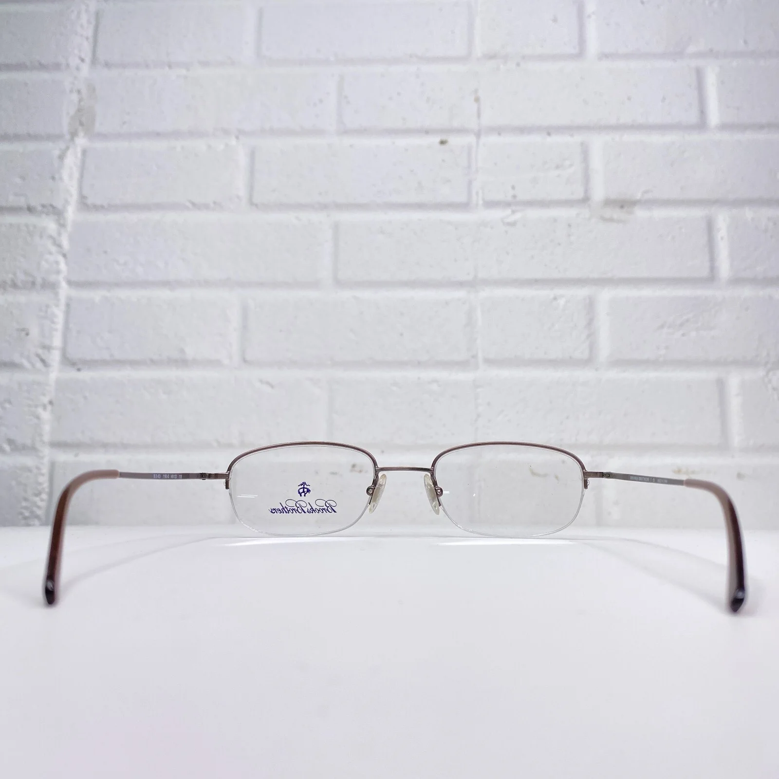 Brooks Brothers Eye Glasses Frames Brown BB 403 49-20-135 21744 4