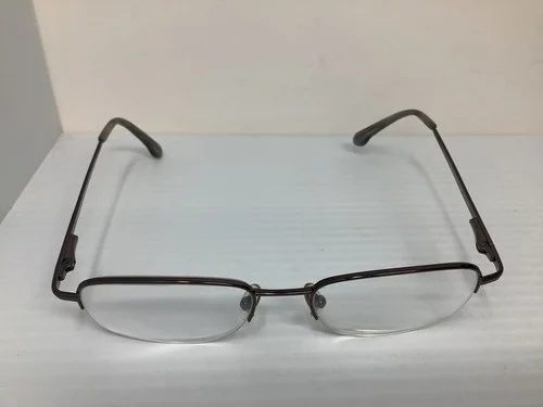 Brooks Brothers Eyeglass Frame BB 487T 1511T Titanium 52-18-140 Half Rim Silver 3