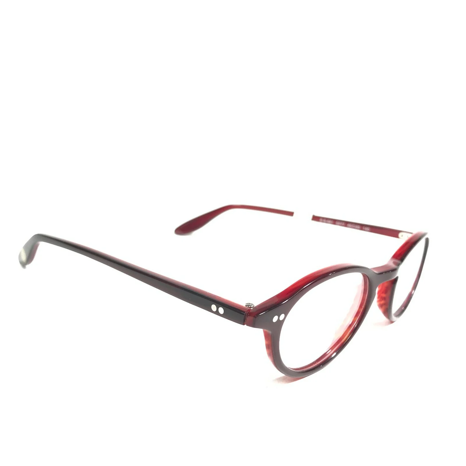 Brooks Brothers Eyeglasses Frames B.B.681 5277 Red Round Full Rim 45-20-140 3