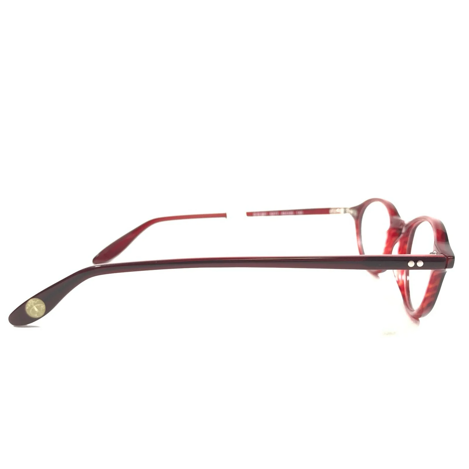 Brooks Brothers Eyeglasses Frames B.B.681 5277 Red Round Full Rim 45-20-140 4