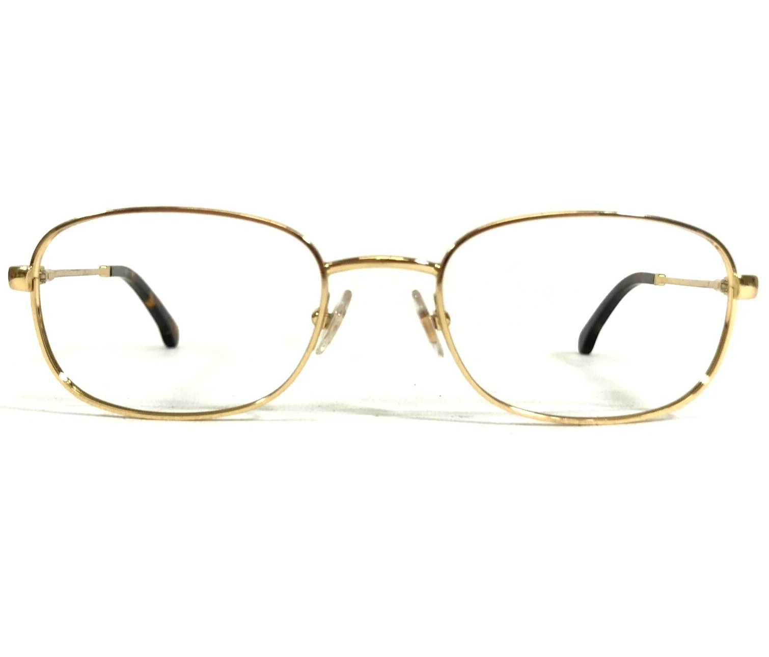 Brooks Brothers Eyeglasses Frames BB 1014 1581 Shiny Gold Oval Wire 50-19-145 2