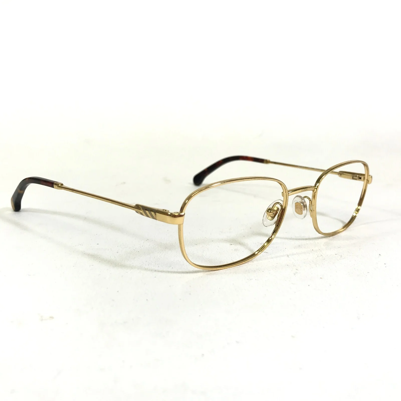 Brooks Brothers Eyeglasses Frames BB 1014 1581 Shiny Gold Oval Wire 50-19-145 3