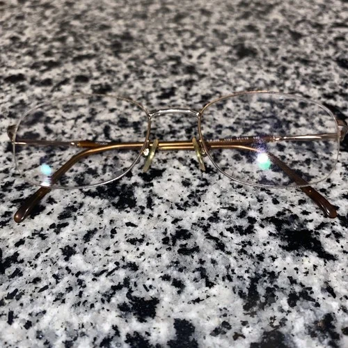 Brooks Brothers Eyeglasses Frames For Men, Half Frames, Brown