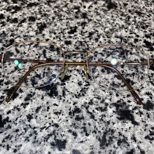 Brooks Brothers Eyeglasses Frames For Men, Half Frames, Brown 2