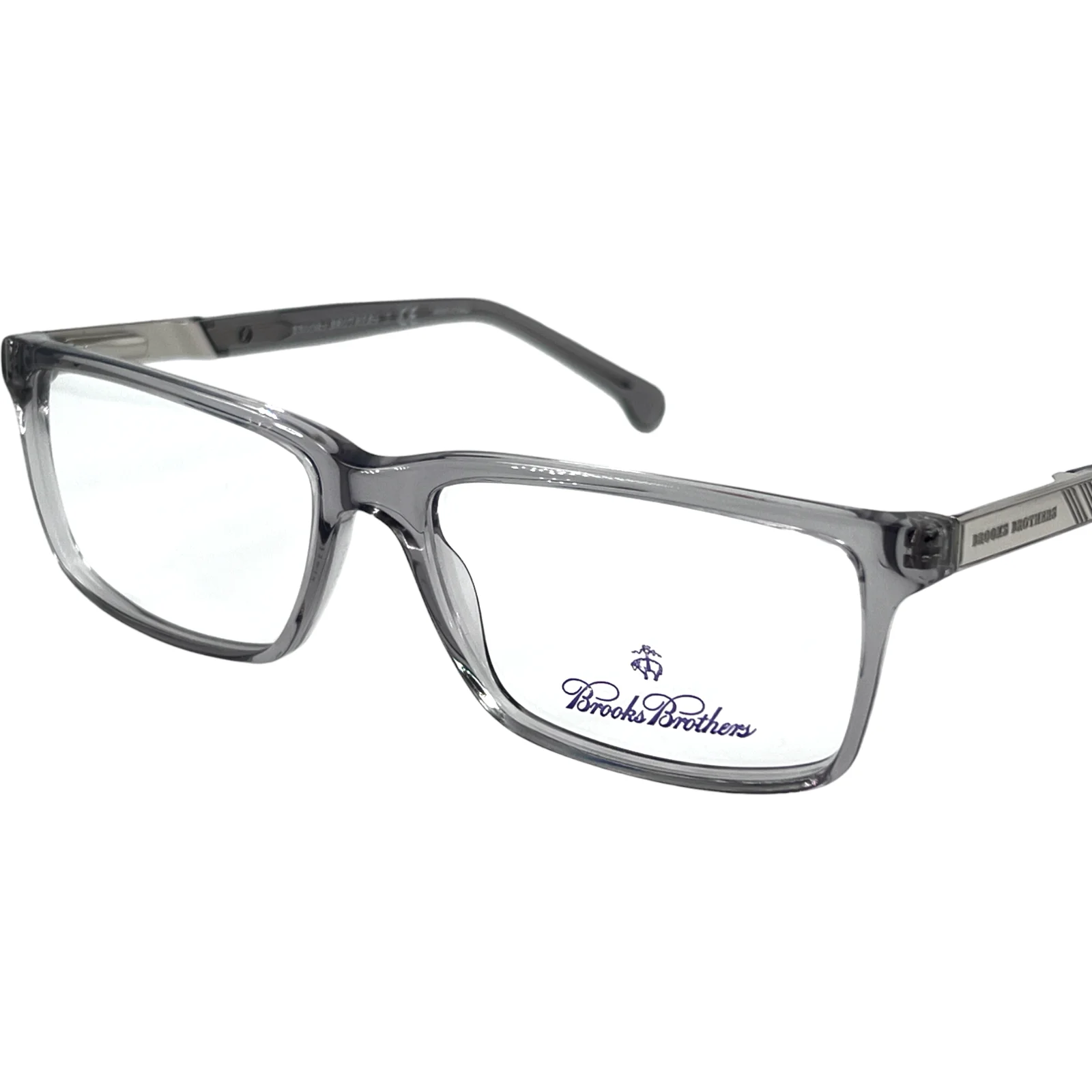 Brooks Brothers Glasses Gray Crystal Frame Classic Style BB2019 6074 53 15 140