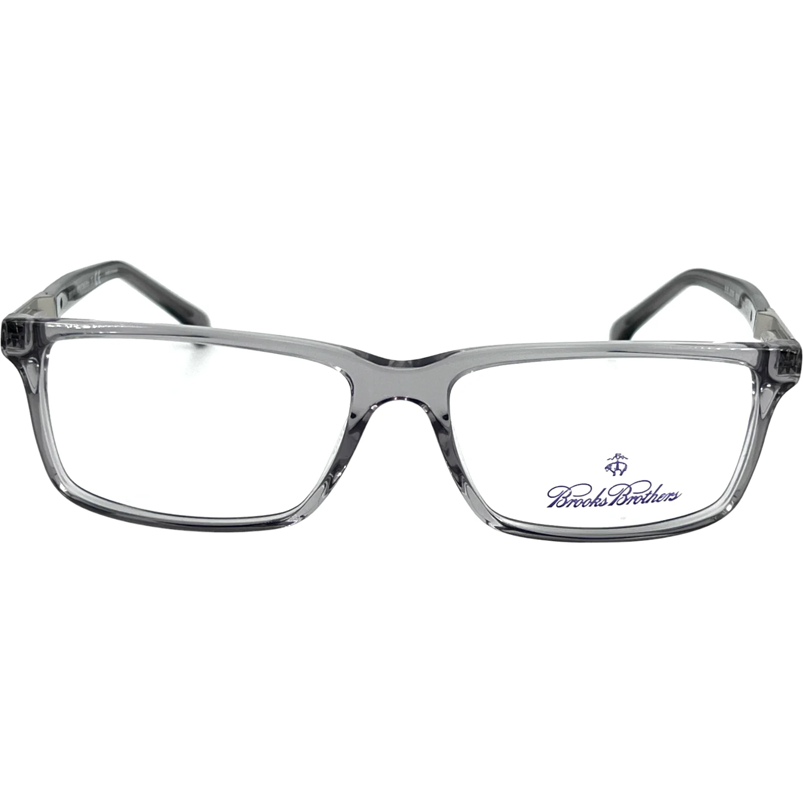 Brooks Brothers Glasses Gray Crystal Frame Classic Style BB2019 6074 53 15 140 2