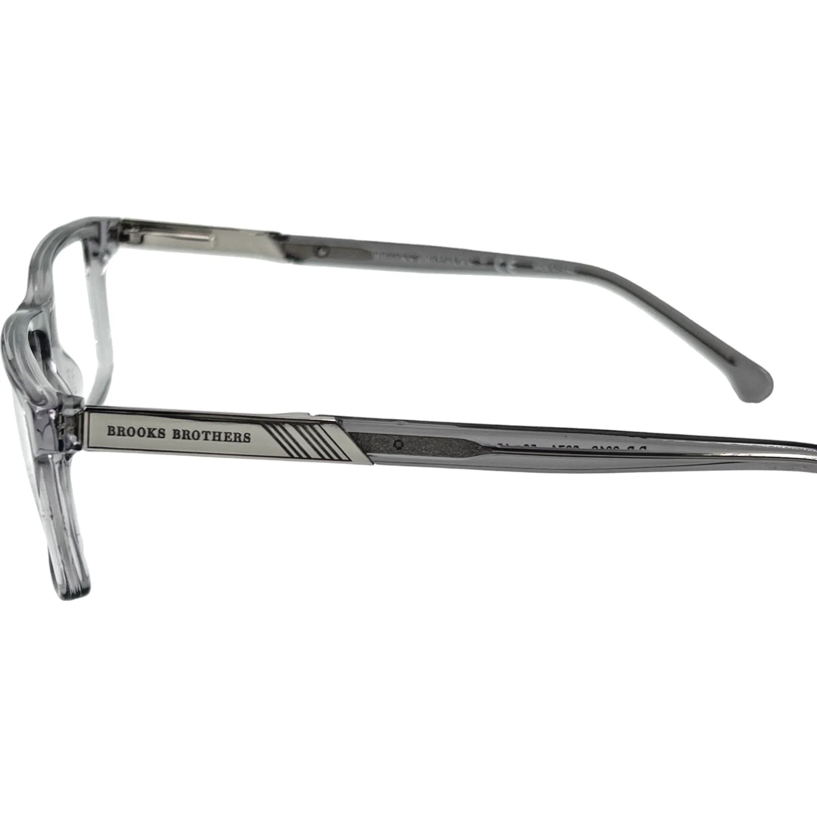 Brooks Brothers Glasses Gray Crystal Frame Classic Style BB2019 6074 53 15 140 3