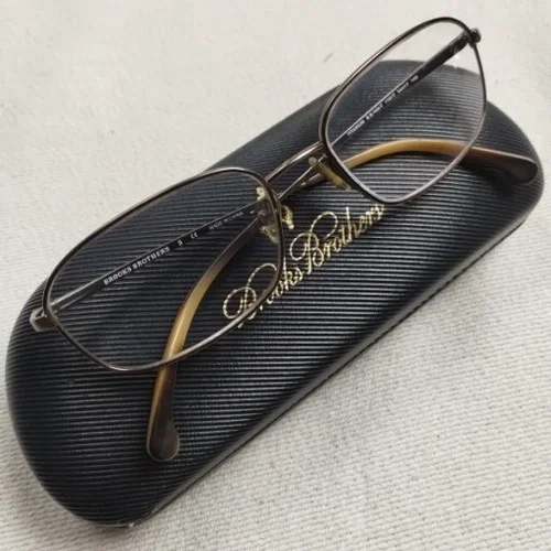 Brooks Brothers S Titanium B.B.468-T 1161T 54-17 140 Eyeglasses Frames w/ Case
