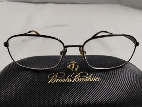 Brooks Brothers S Titanium B.B.468-T 1161T 54-17 140 Eyeglasses Frames w/ Case 2