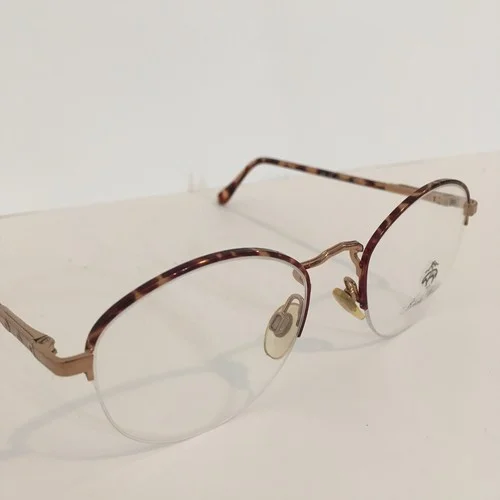 Brooks Brothers Tortoise Gold Half Rim Round Frames BB 119 1007 51 20 13 3