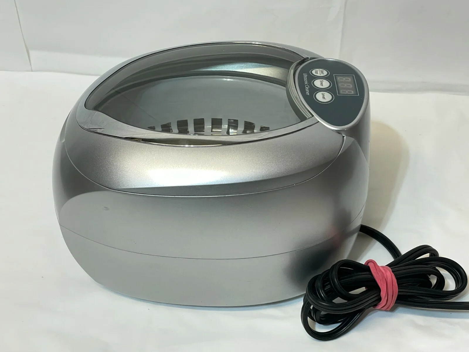 Brookstone Ultrasonic Jewelry DVD Eyeglass & More Cleaner CD-7830A~New~ 4