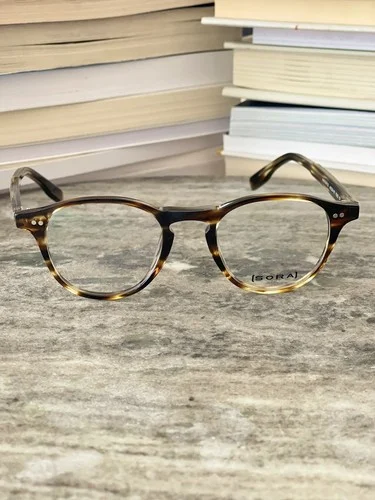 Brown Tortoise Eyeglasses Women Frames Eyewear P3 Optical RX Glasses Japan