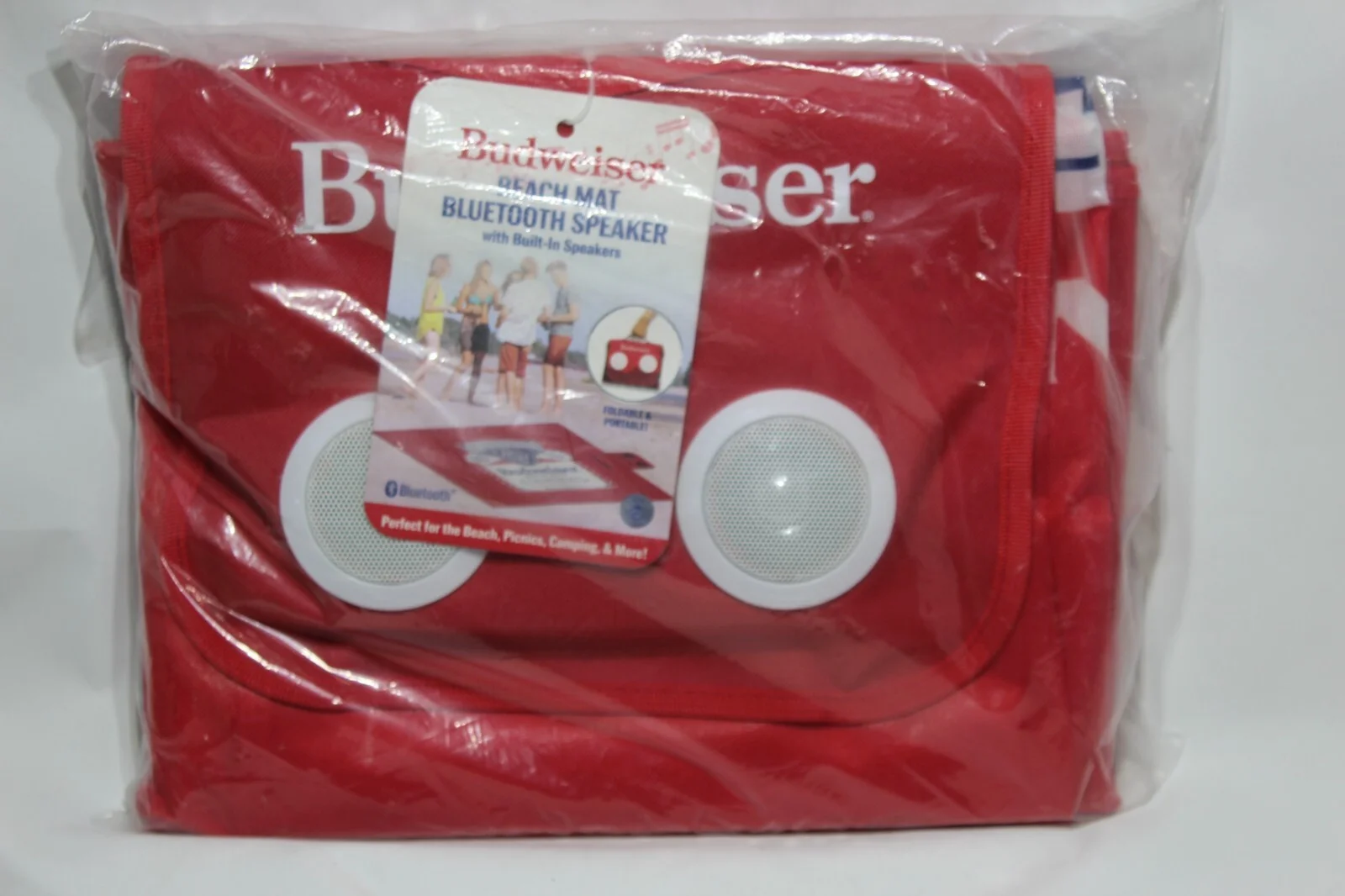 Budweiser Beach Mat Bluetooth Speaker with Built in Speakers (Pg88D)