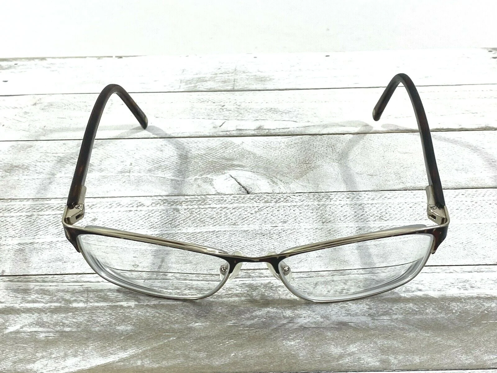 Bulova Claremont Mens Rectangular Full Rim Eyeglass Frames Silver 53▯15-135 3