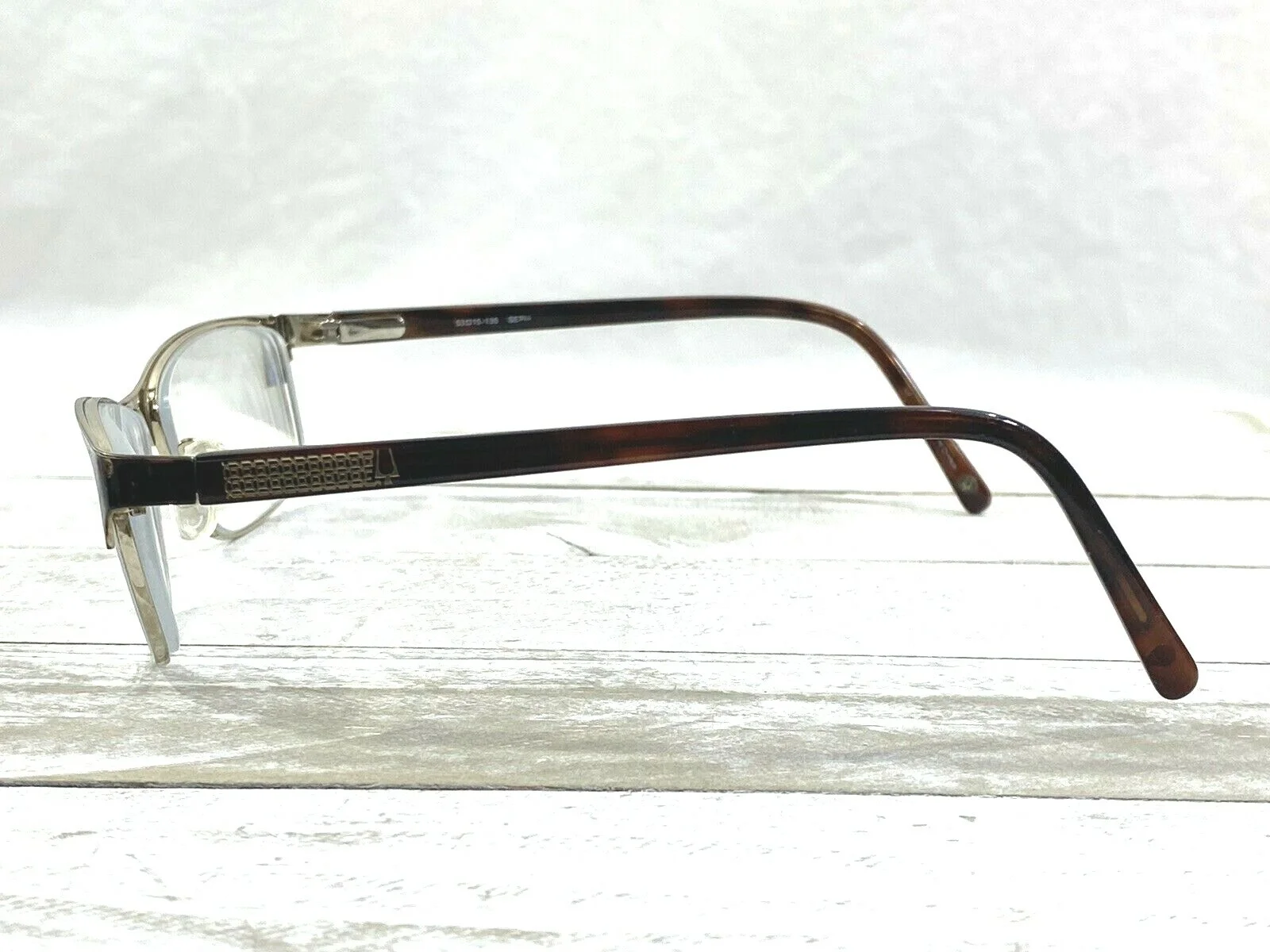 Bulova Claremont Mens Rectangular Full Rim Eyeglass Frames Silver 53▯15-135 4