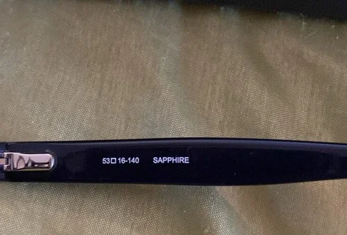 Bulova CLEARWATER Sapphire Blue 53-16-140 Womens Eyeglasses Frames 4