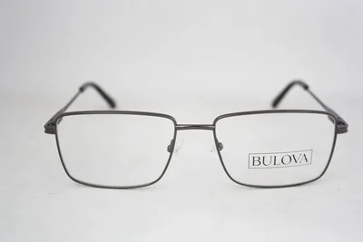 BULOVA Encino eyeglasses Frame Dark Grey 55mm MEN Designer Optical 2