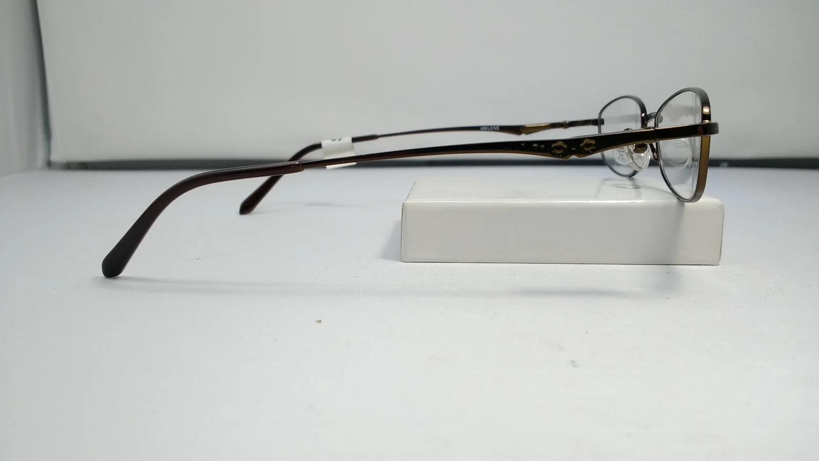 Bulova Eyeglasses Caravelle ABILENE BROWN 50-16-140 FLEX HINGES 739 2