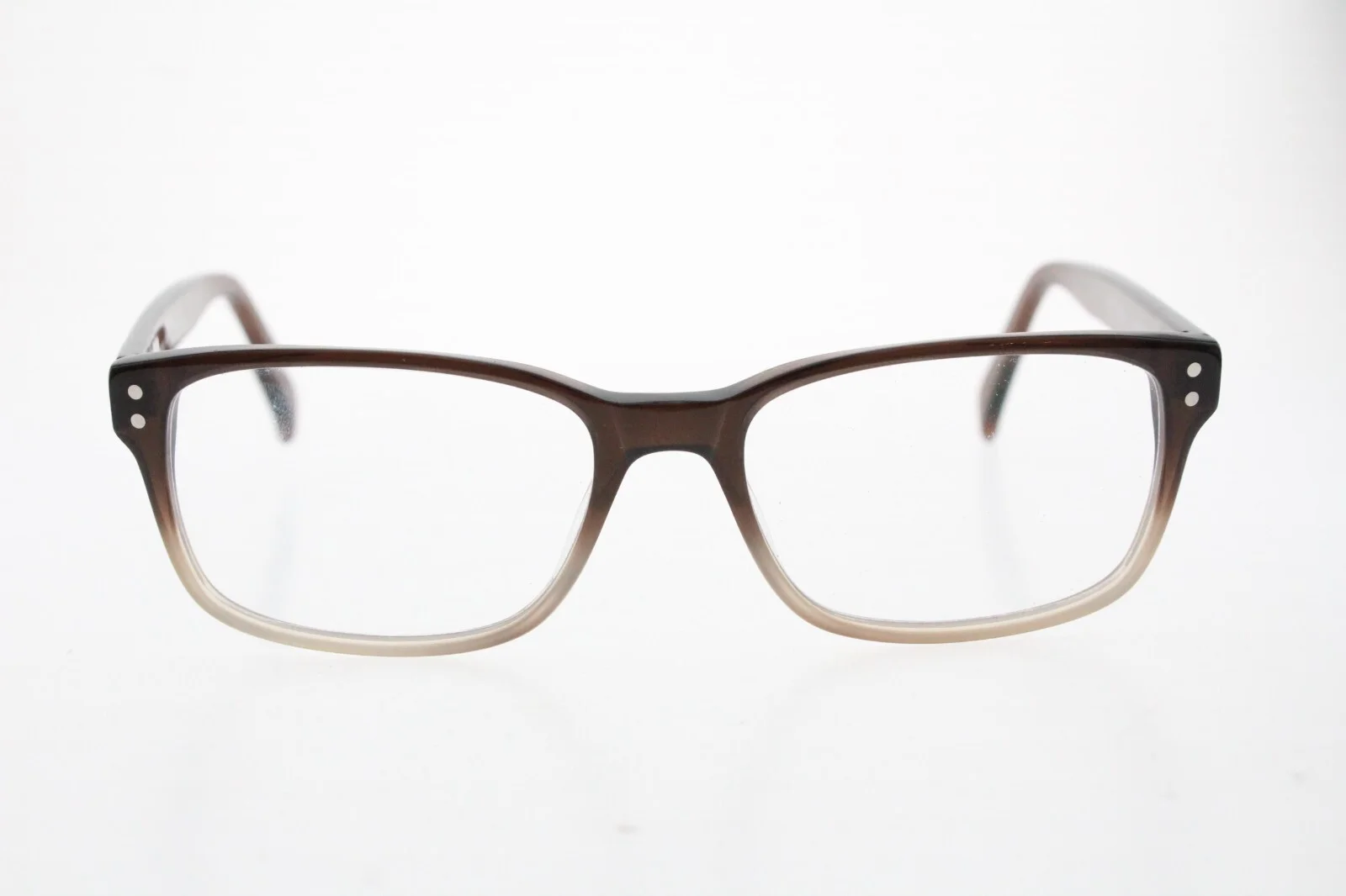 BULOVA - NASHVILLE Eyeglasses 54-17-140 mm Brown/Clear Fade Horned Full Rim 2