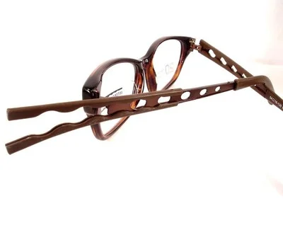 Bulova Pensacola Brown Interchangeable Eyeglasses Women Frames 54-16-135 2